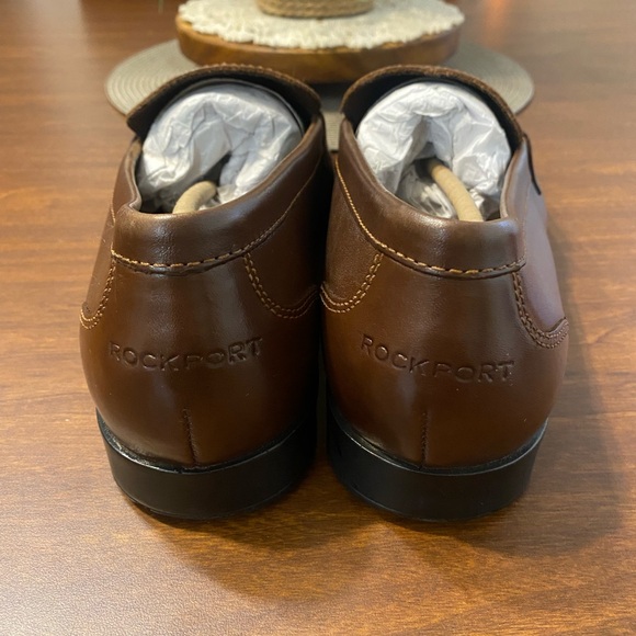 Rockport Preston or Dockers Colleague men\'s brown leather penny loafers sz 13 main image 6